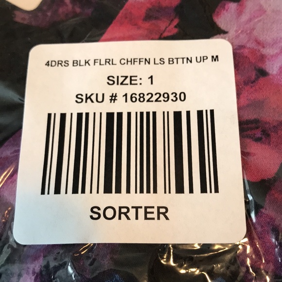 NWT Torrid 1X black chiffon floral maxi dress - Picture 7 of 10